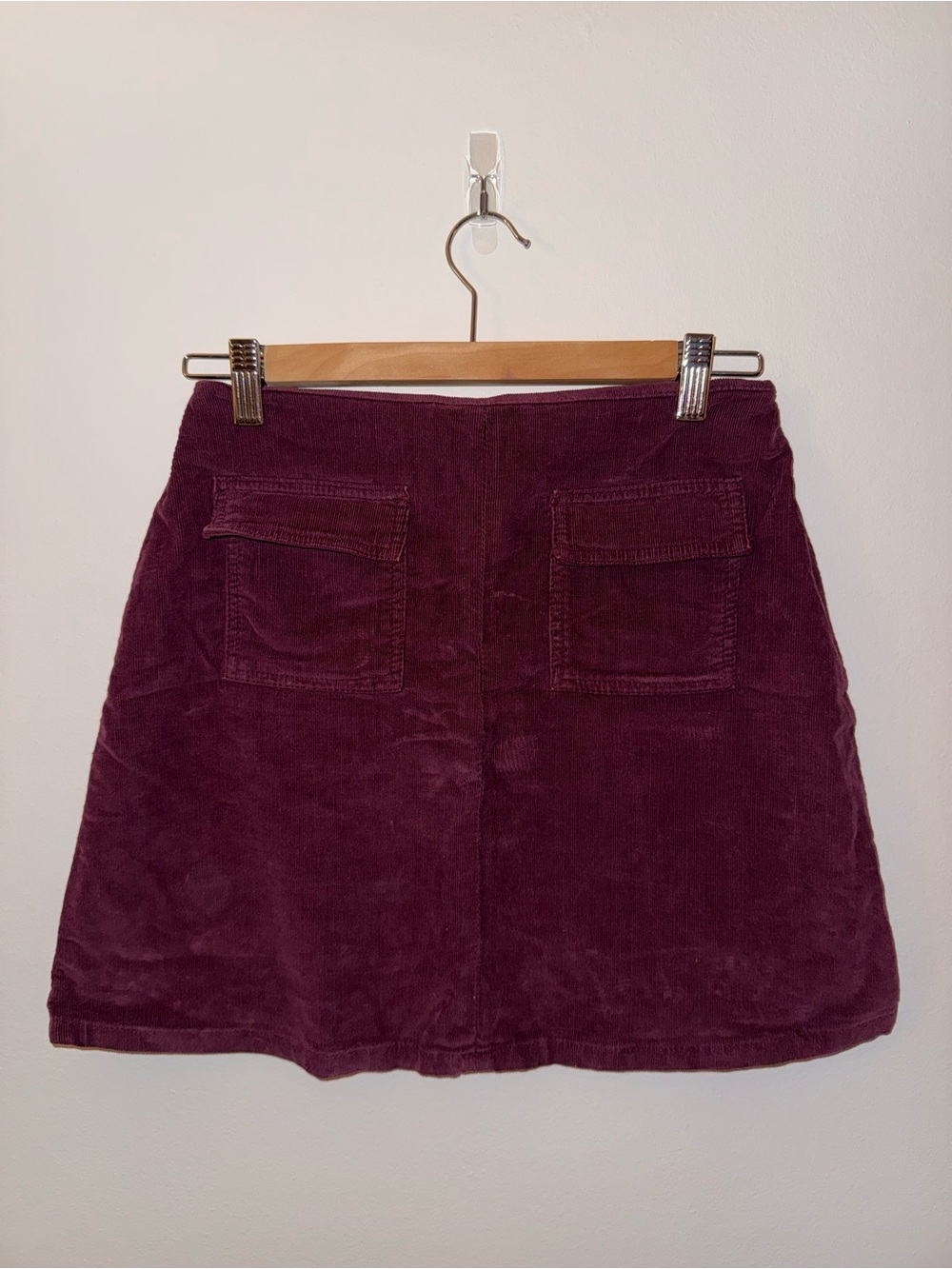 Superdry Corduroy Skirt in Wine